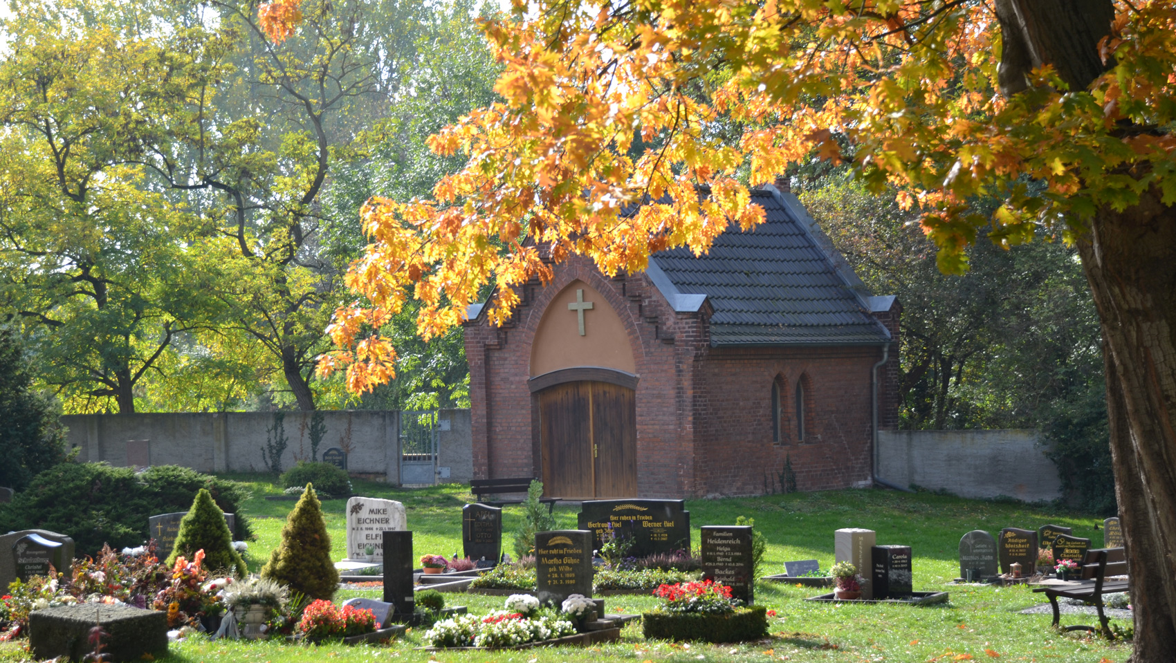 Friedhof Dieskau Gräber Halle