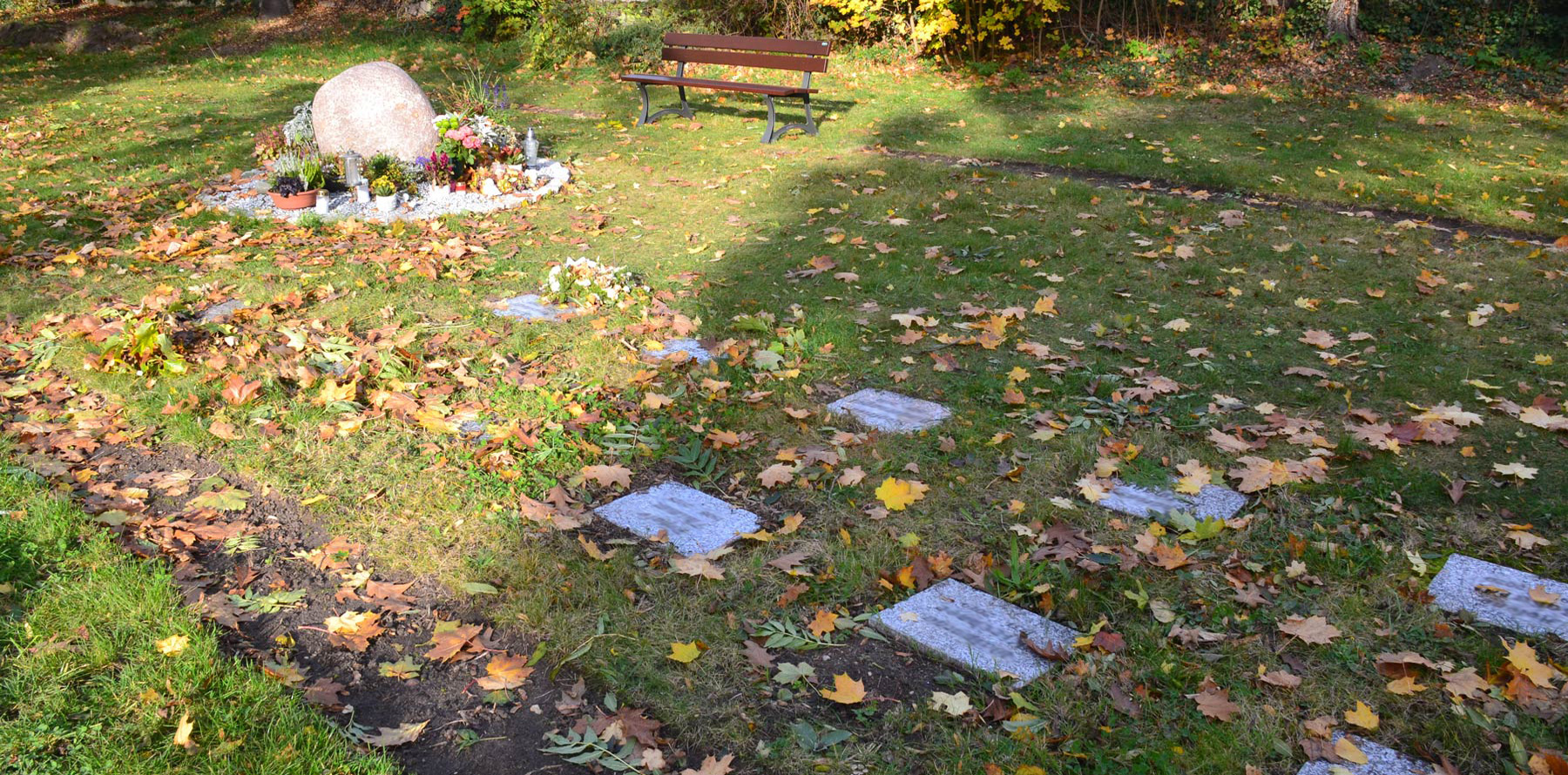 Friedhof Dieskau Reihengräber